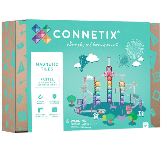 Connetix Pastel Ball run pack de 106 pièces