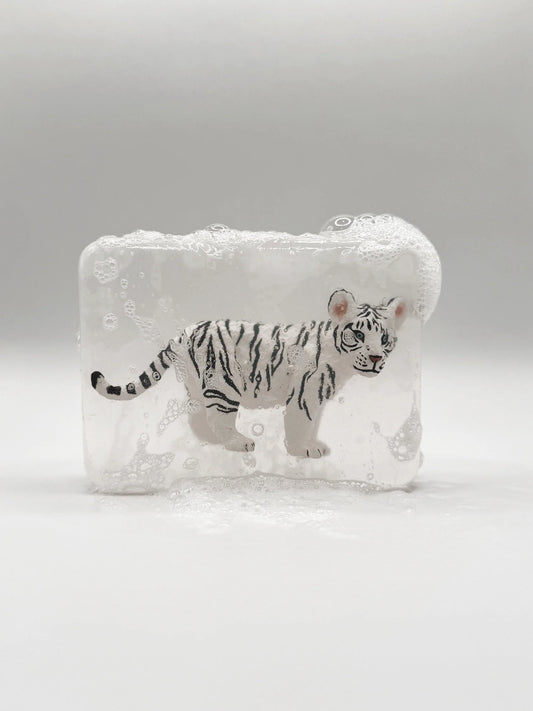 Savon artisanal Bébé Tigre blanc