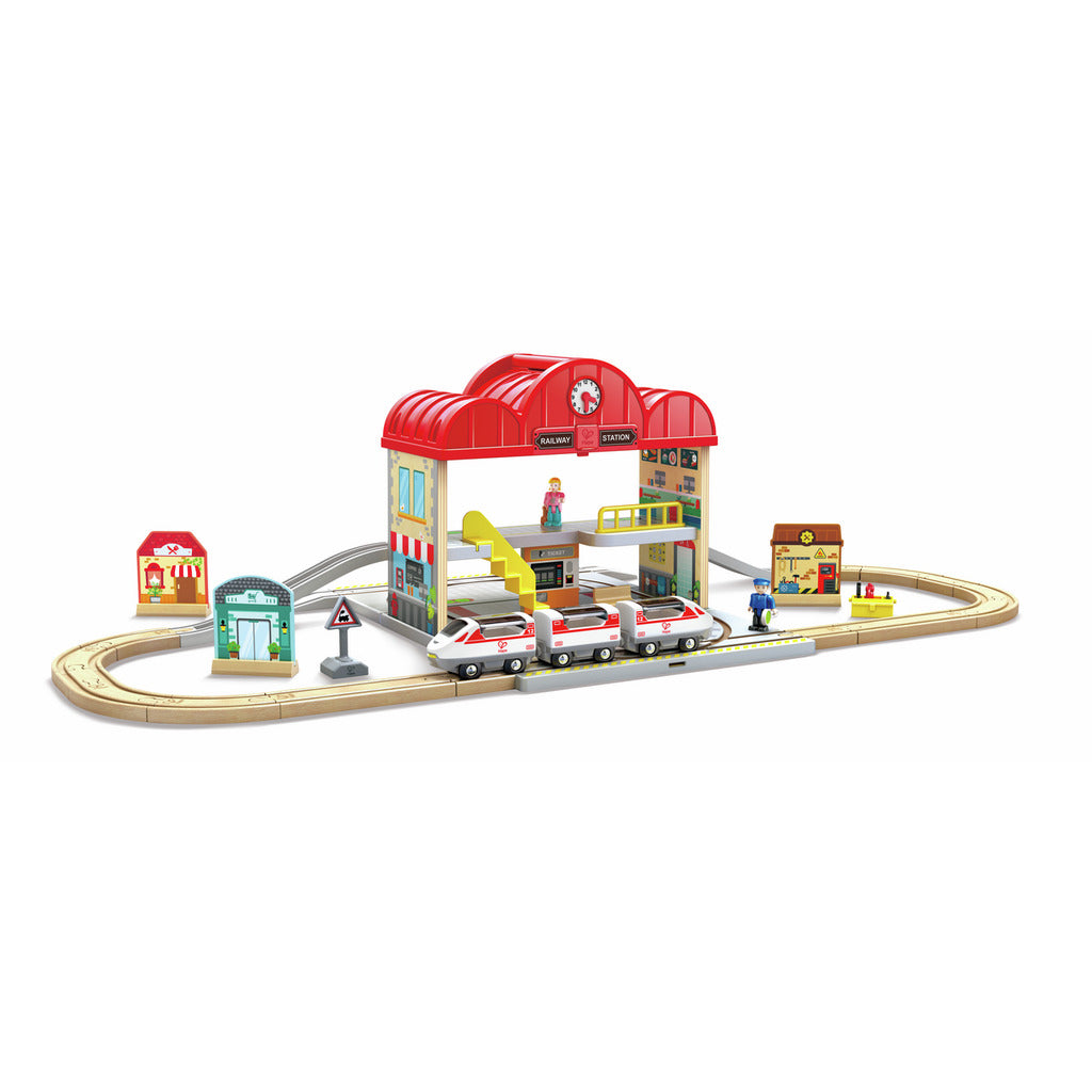 Coffret portable circuit Train et Gare