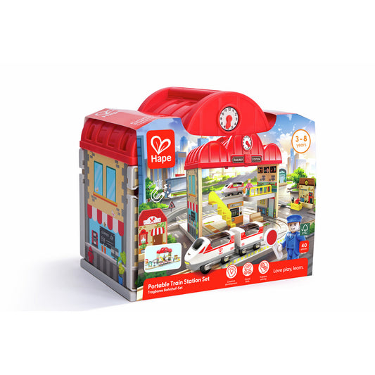 Coffret portable circuit Train et Gare