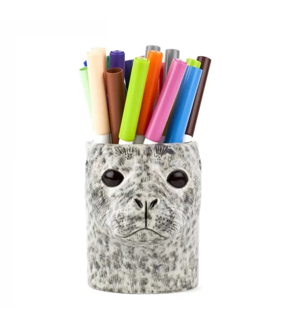Pot à crayons en céramique Phoque