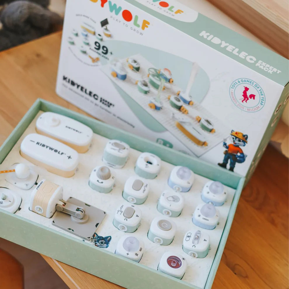 Mon premier kit d’électricité Kidywolf Expert 18 pièces