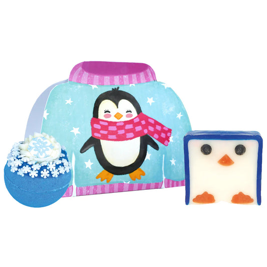Coffret Pingouin bombe de bain et savon 🐧