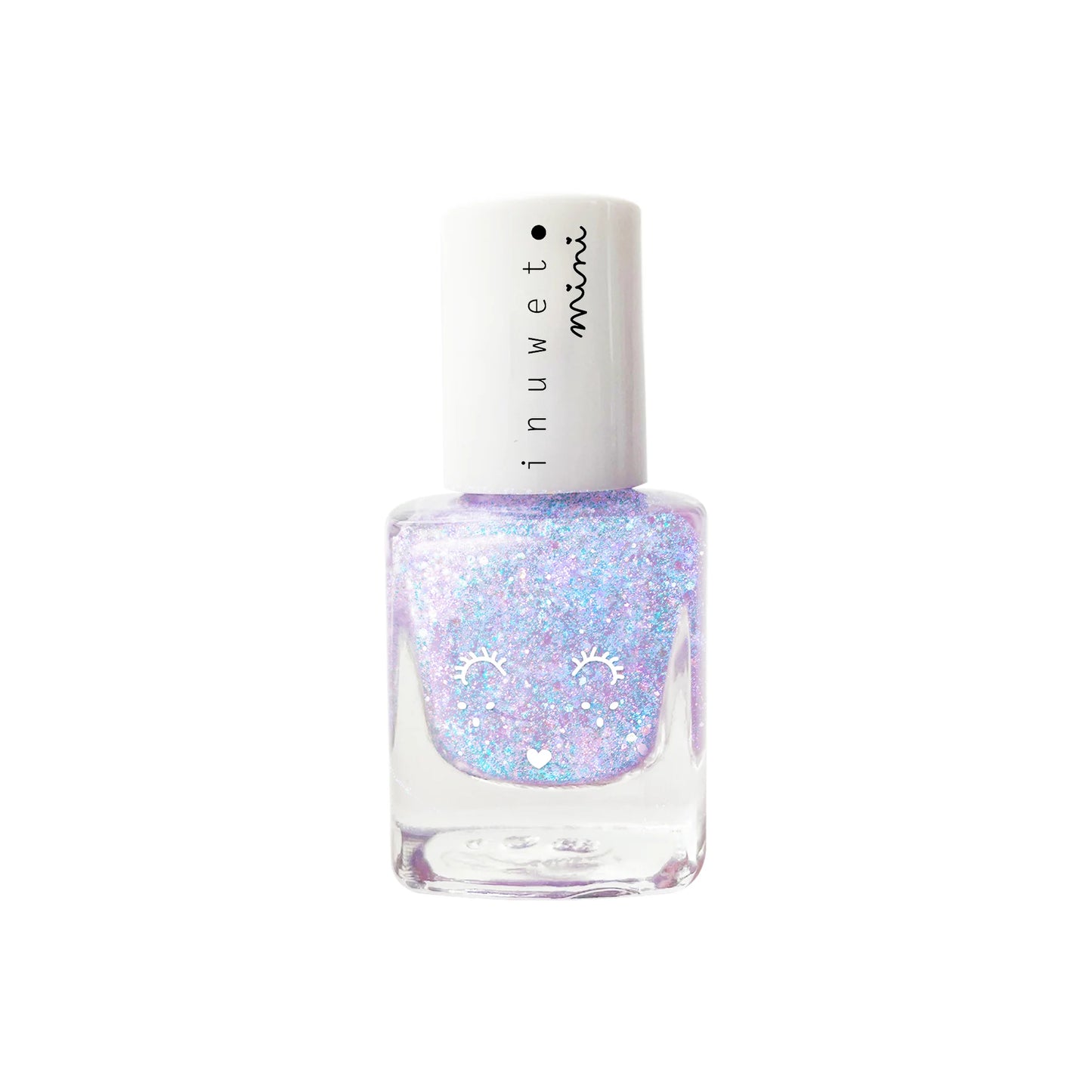 Vernis à l’eau à paillettes Bleu-princesse-vanille