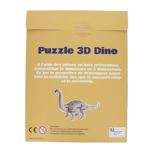 Puzzle 3D Dino