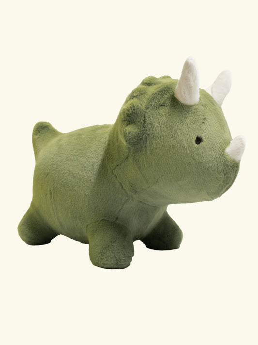 Dinosaure sauteur gonflable en peluche toute douce