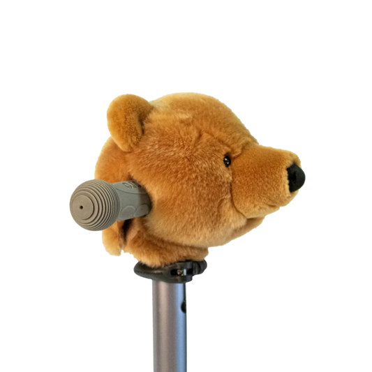 Tête de trottinette Ours brun