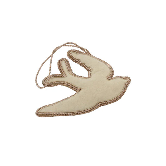 Suspension brodée Hirondelle