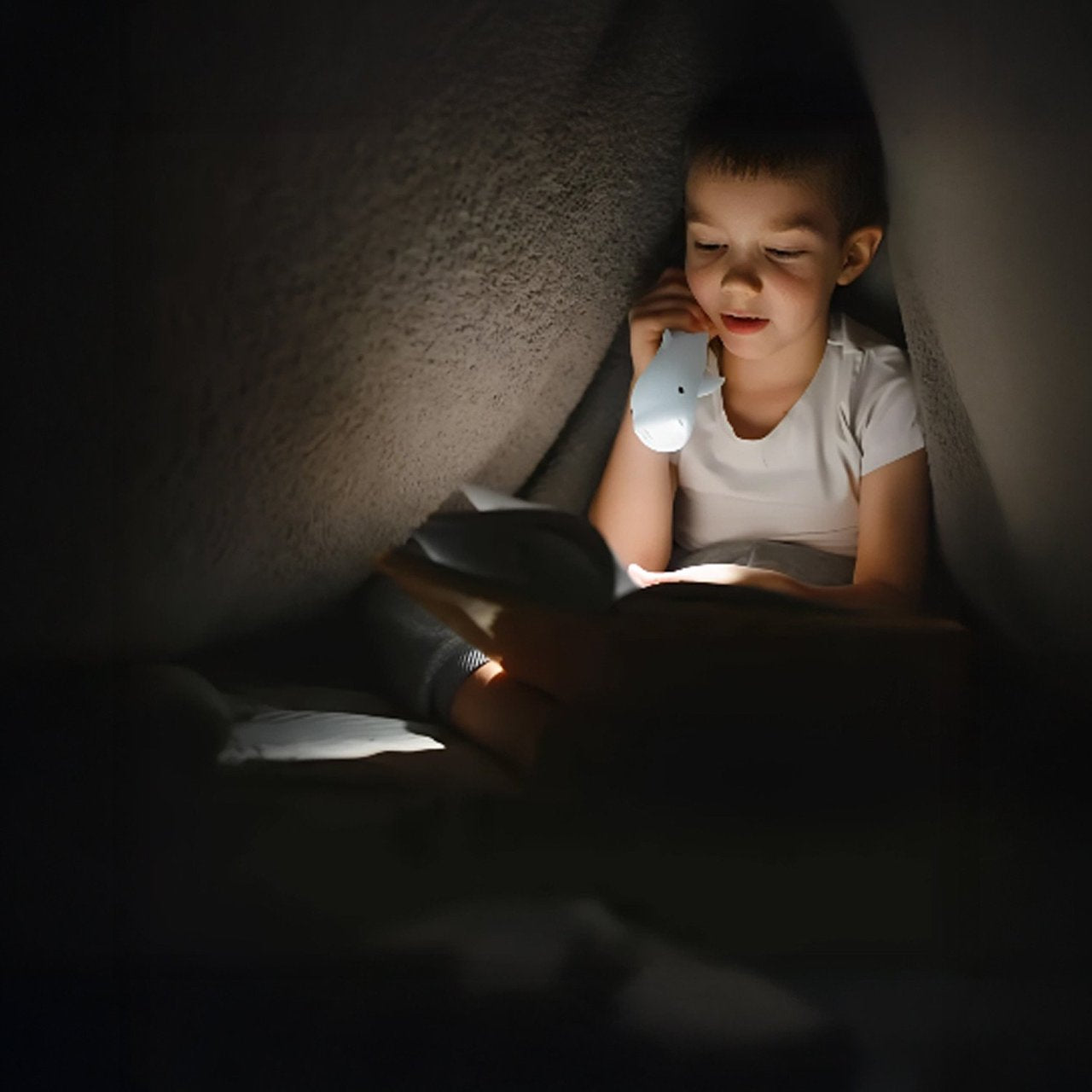 Lampe de poche en silicone Dauphin