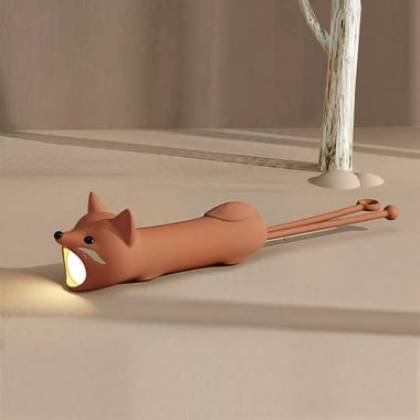 Lampe de poche en silicone Renard