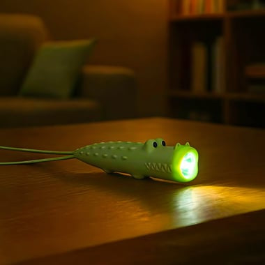 Lampe de poche en silicone Crocodile