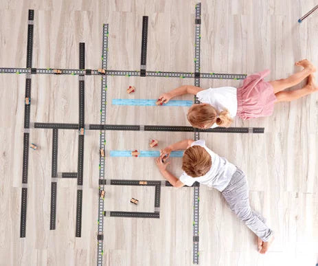 Ruban et train qui roule