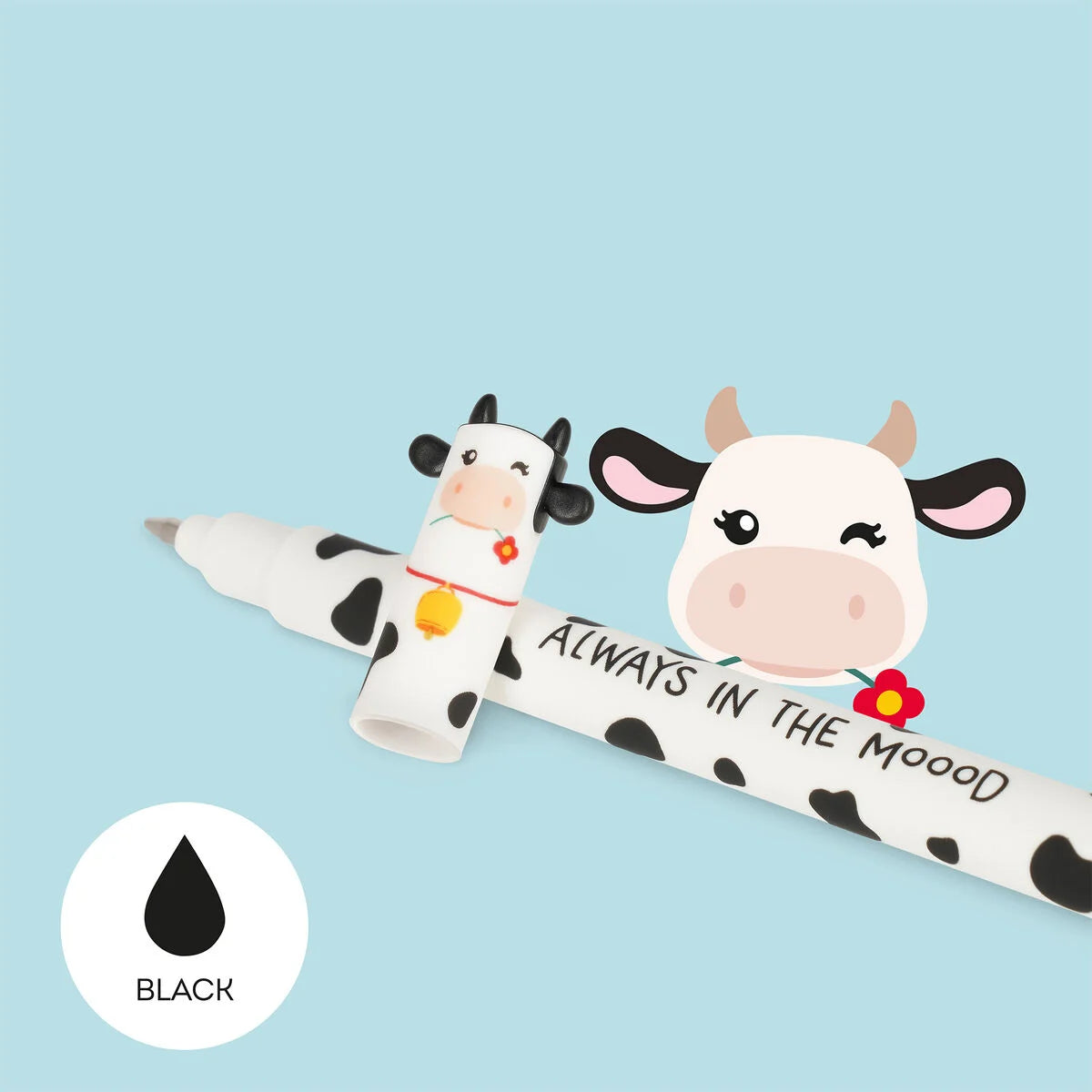 Set de 4 stylos gel encre effaçable Les Animaux de la ferme