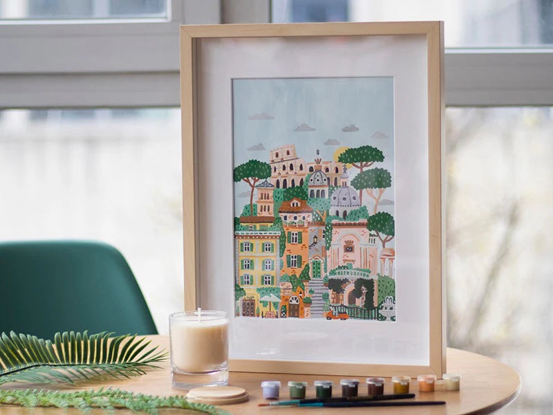 Coffret Petit Pinceau peinture écologique à l’eau au N°