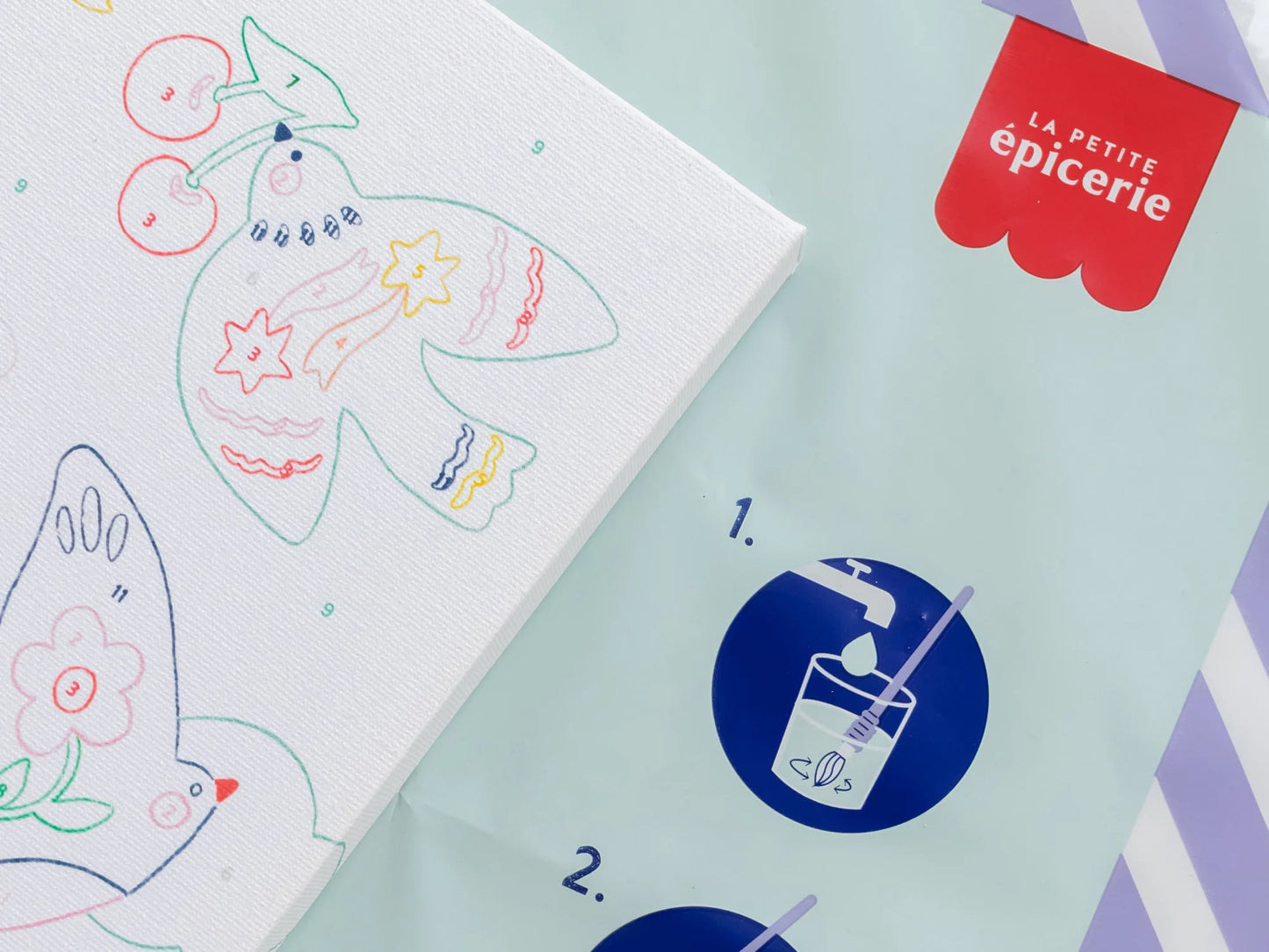 Kit Petit Pinceau Kids peinture à l’eau au N°