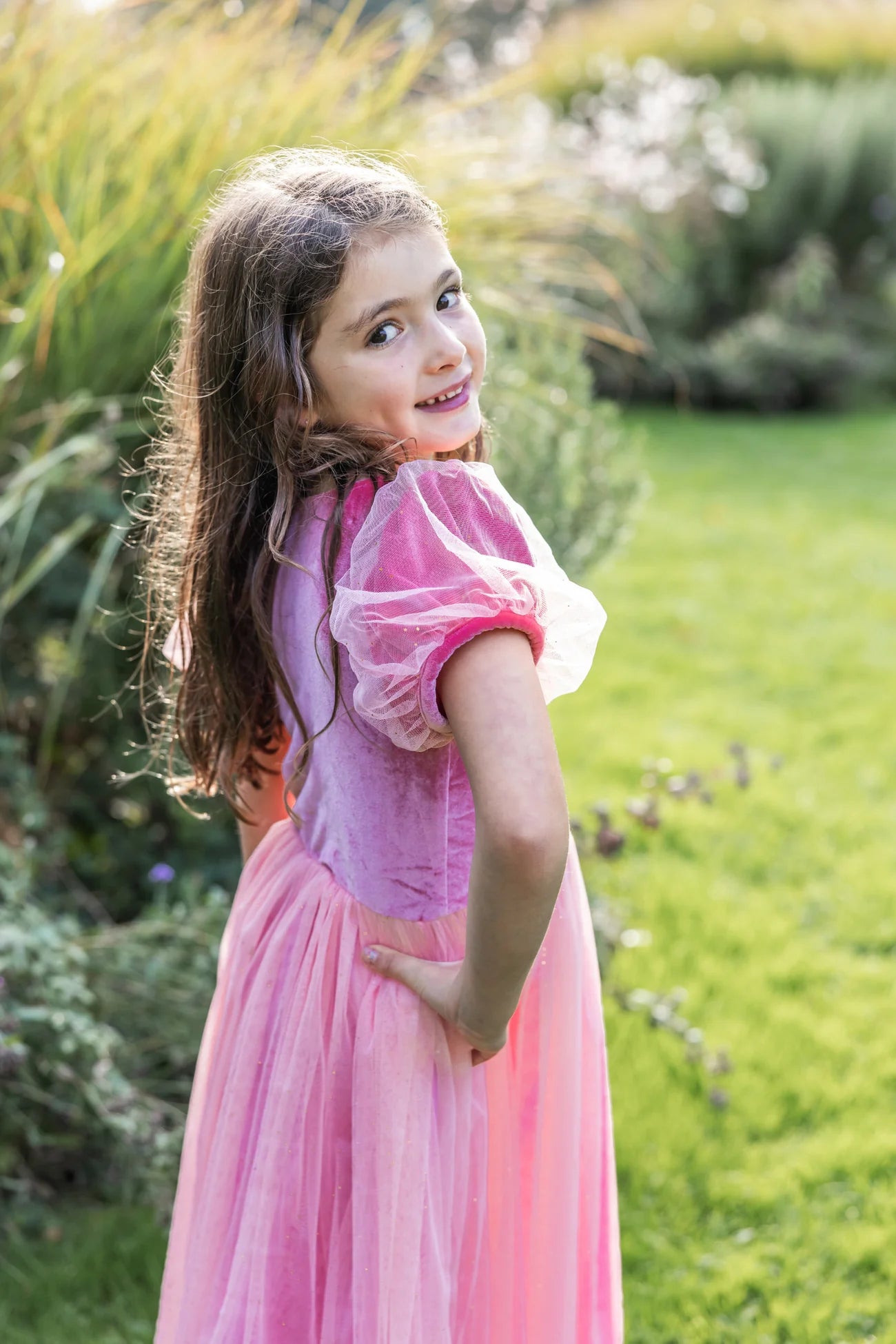 Déguisement robe de Princesse rose sorbet