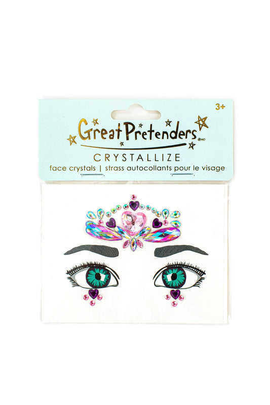 Strass autocollants pour le visage Coeurs