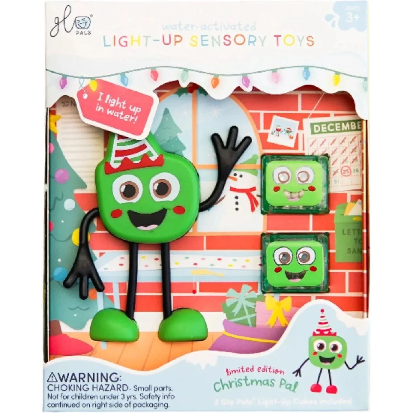Personnage pour le bain + cubes lumineux verts