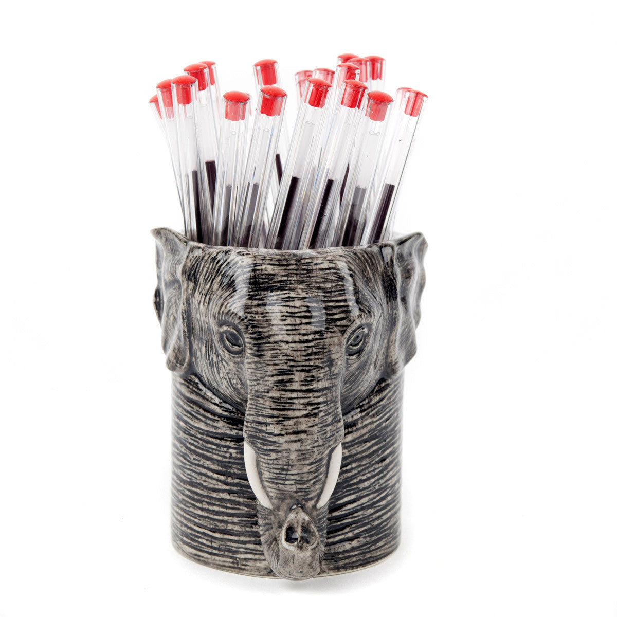 Pot à crayons en céramique Éléphant