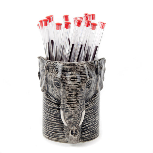 Pot à crayons en céramique Éléphant