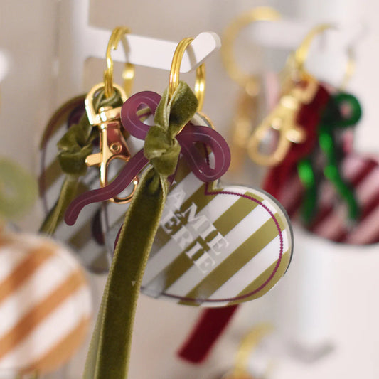 Miroir de sac Adèle à rayures