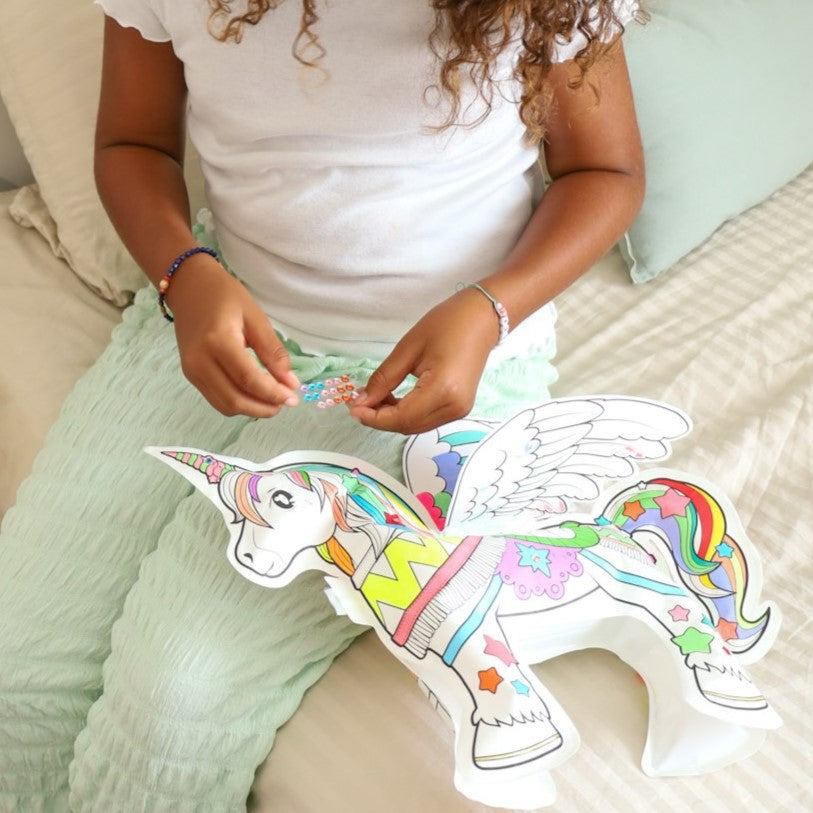 Coloriage gonflable - Licorne