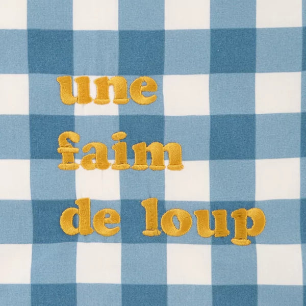 Serviette bavoir Une faim de loup