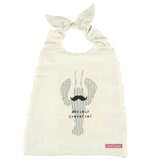 Serviette bavoir Môsieur Crevette