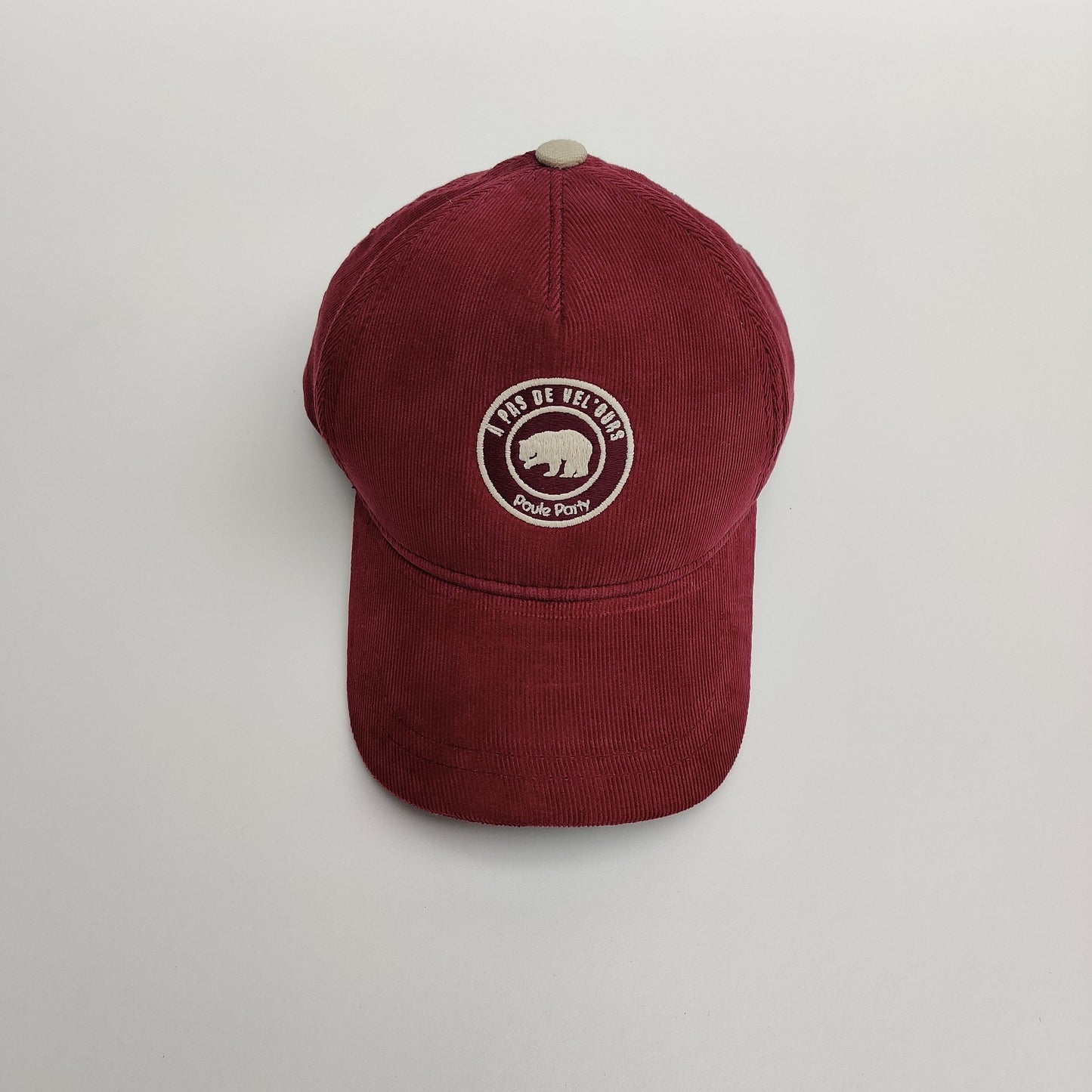 Casquettes velours bordeaux Enfants