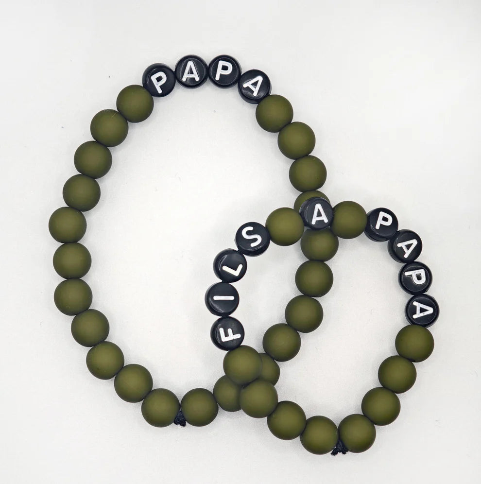 Bracelet Gaga à message pour homme