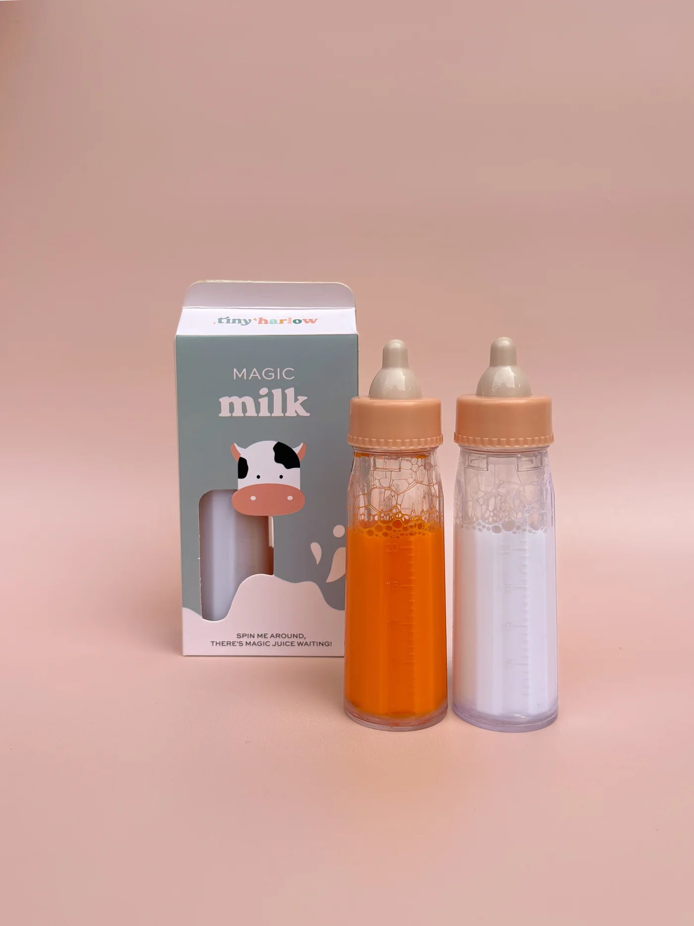 Box biberons magiques Lait + Jus d'Orange
