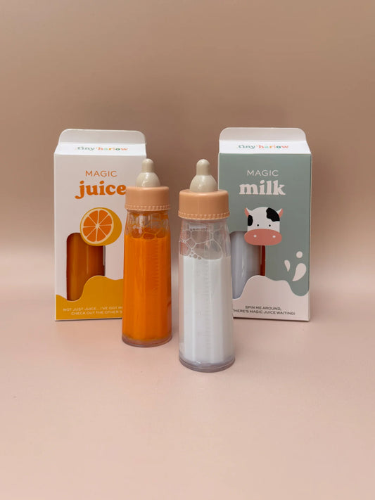Box biberons magiques Lait + Jus d'Orange