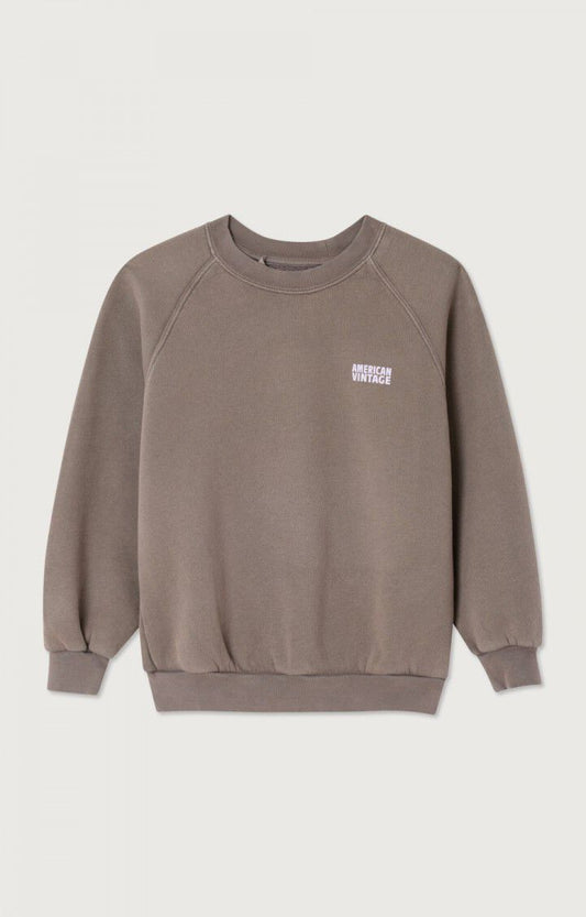 American Vintage : Sweat enfant Izubird Cendre