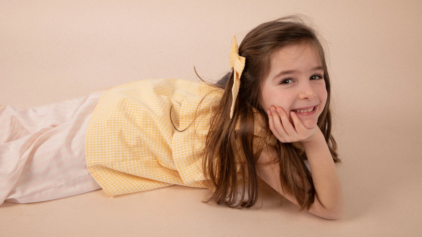 Pantalon rafaela - rayures roses