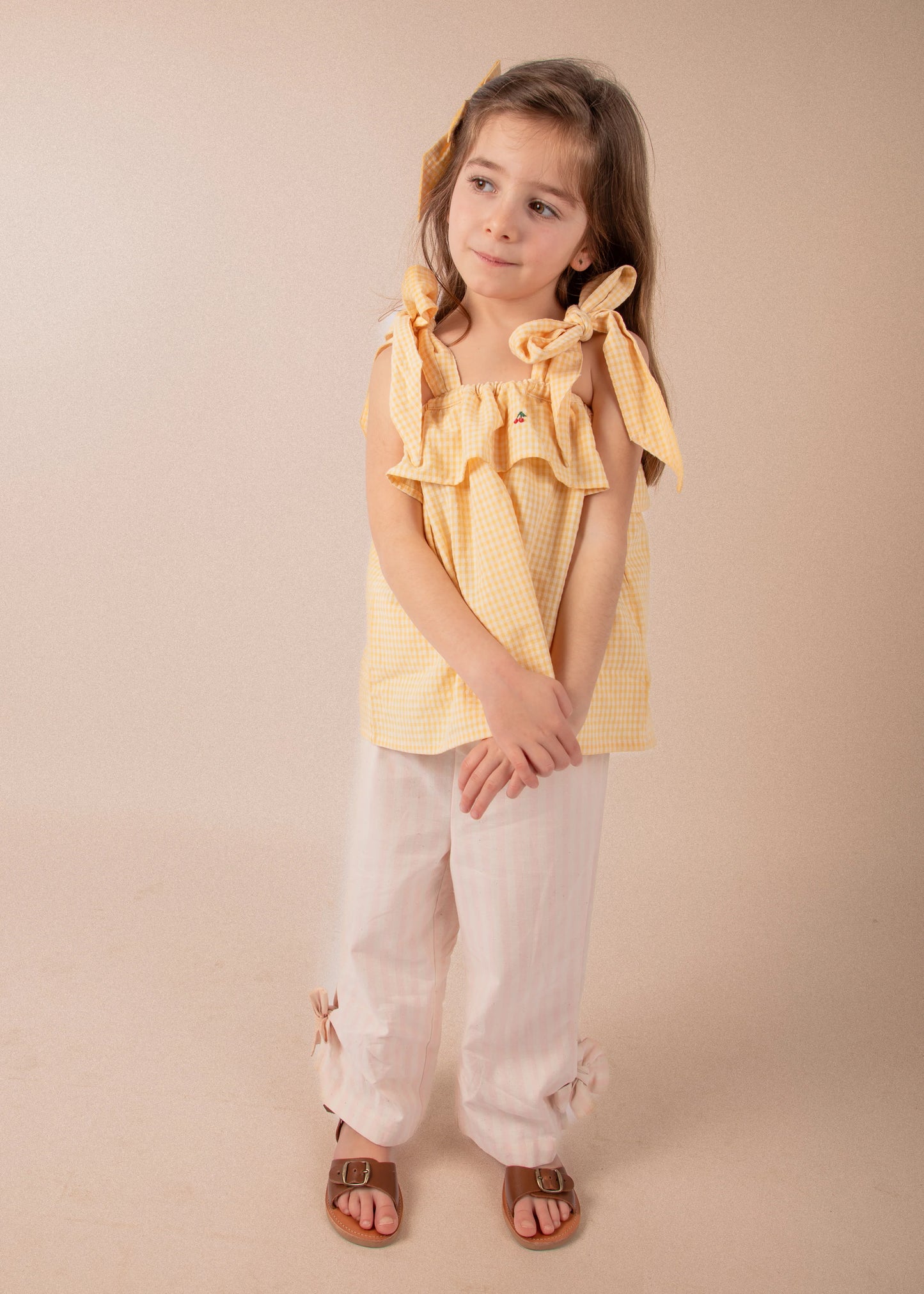 Pantalon rafaela - rayures roses