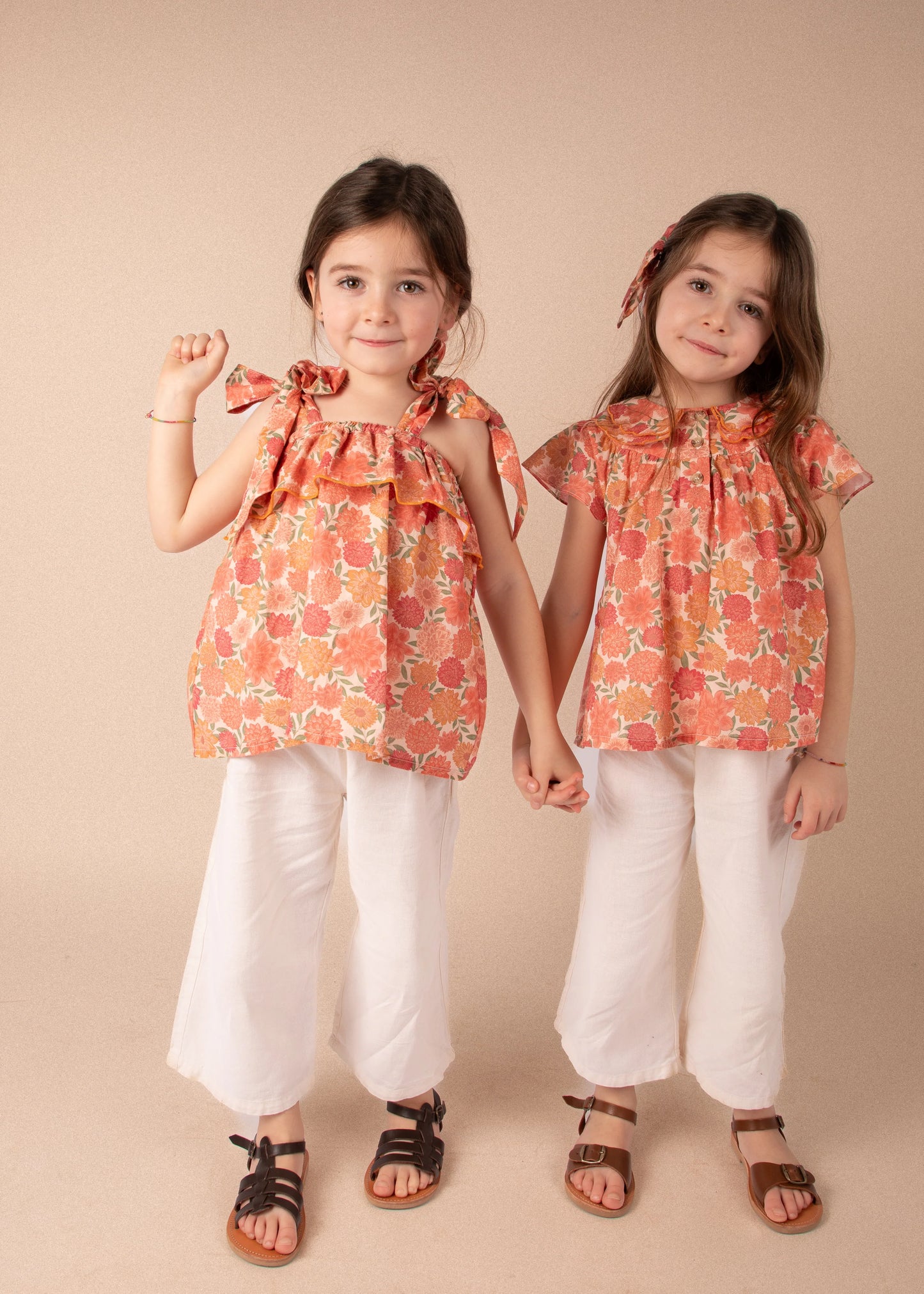 Blouse castille - pivoine