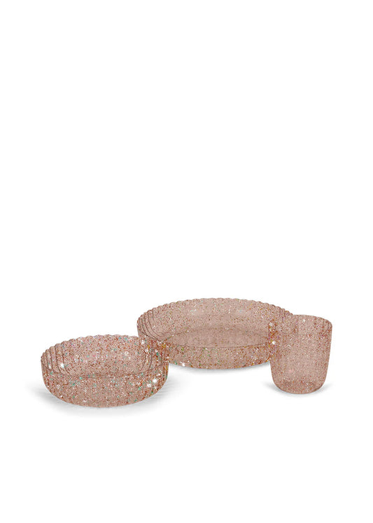 Vaisselle à paillettes