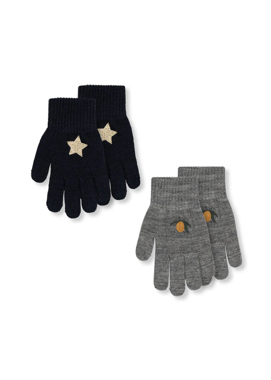 Set de 2 paires de moufles Konges Slojd