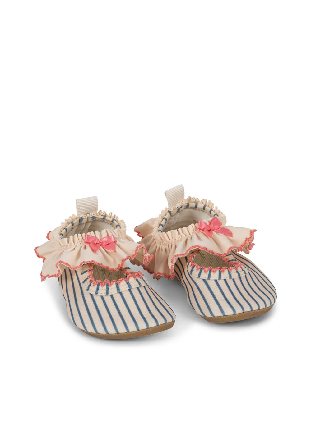 Chaussures d'eau rose et rayures