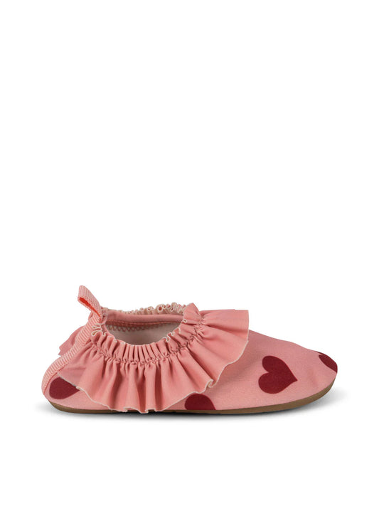 Chaussures d'eau rose à coeurs 💕