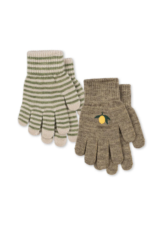 Set de 2 paires de gants Konges Slojd 🍋