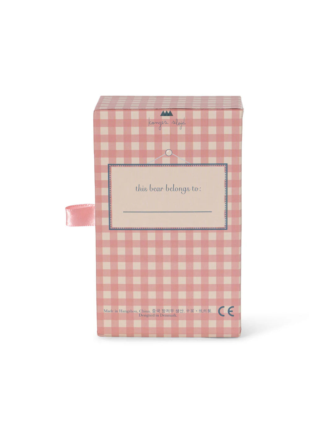 Petit ours "Elise tiny teddy" rose