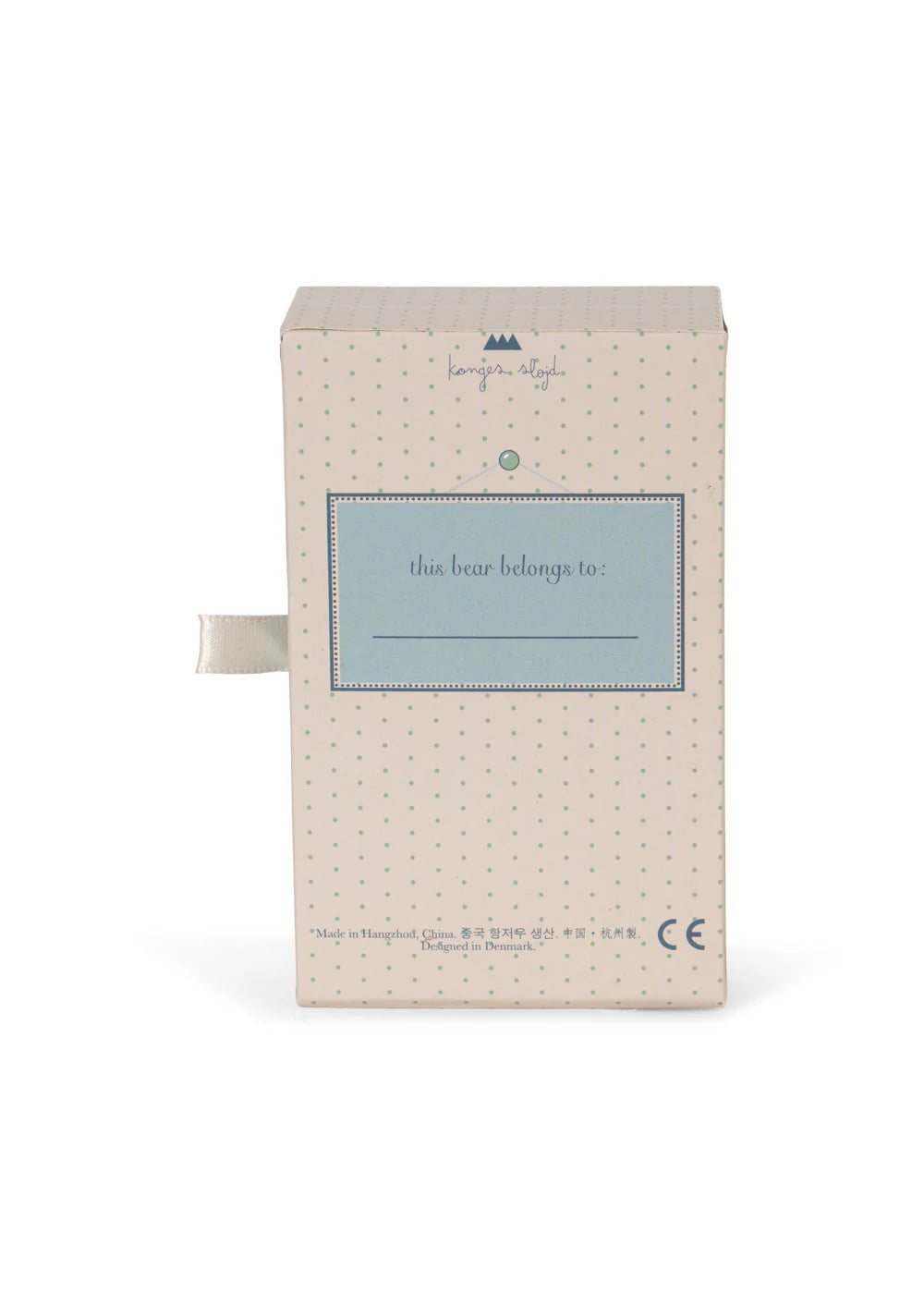 Petit ours "Milo tiny teddy" bleu