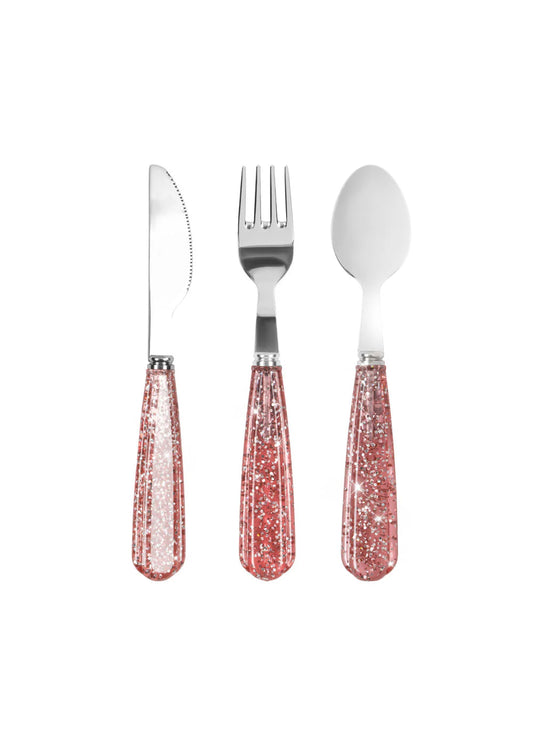 Set de couverts Inox Glitter Sparkling Blush