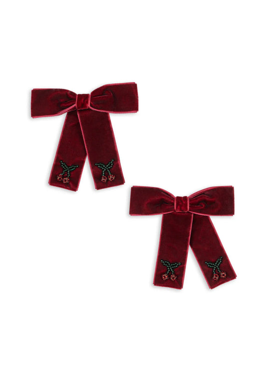 Lot de 2 barrettes juliette bow