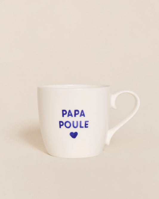 Le mug Papa Poule 🩵