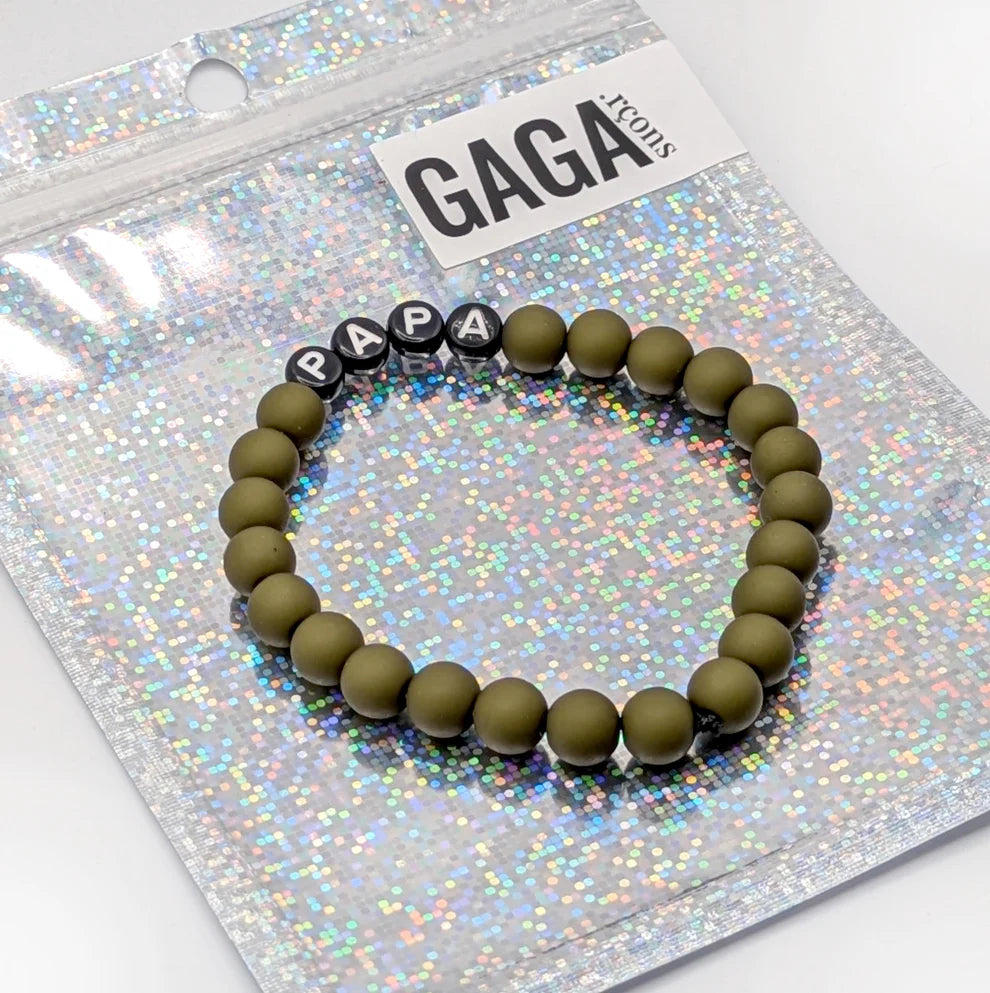 Bracelet Gaga à message pour homme
