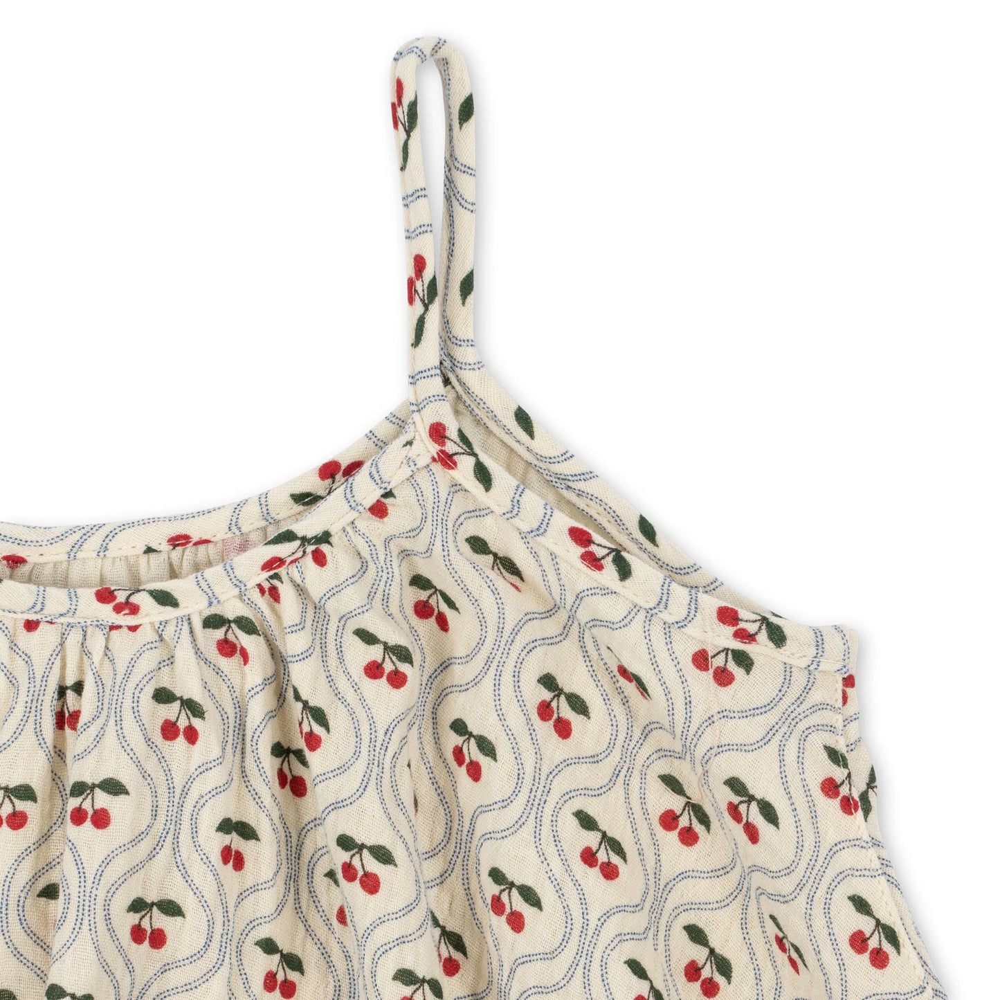 Robe à bretelles cherry