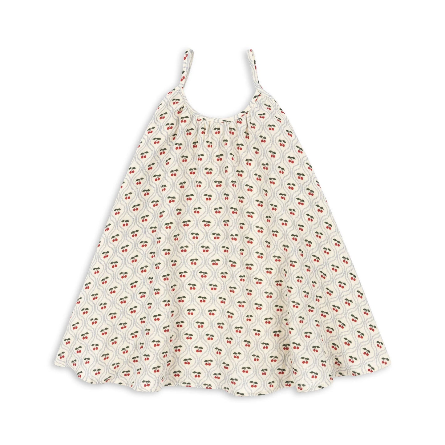 Robe à bretelles cherry