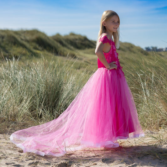 Robe de Princesse Rose
